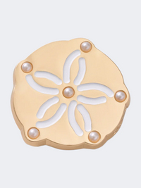 Crocs Gold Sanddollar Unisex Lifestyle Pins Multicolor