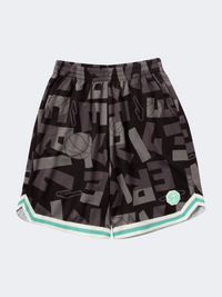 Erke Aop Kids-Boys Basketball Short Black