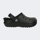 Crocs Classic Lined Kids Lifestyle Slippers Black