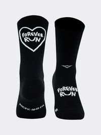 Pacific Forever Unisex Running Sock Black