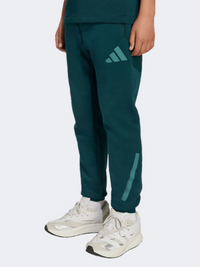 Adidas Z.N.E. Tapered-Leg Kids-Boys Sportswear Pant Ivy/Preloved Teal