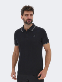 Lotto Classica Men Lifestyle Polo Short Sleeve Black/Castel