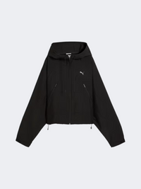 Puma Street Glam Oversized Women Lifestyle Jacket Black