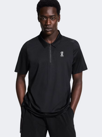 On Court Men Tennis Polo Short Sleeve White