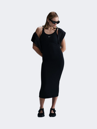 Nike Sportswear Chill Knit Women Lifestyle Dress Black/Sail