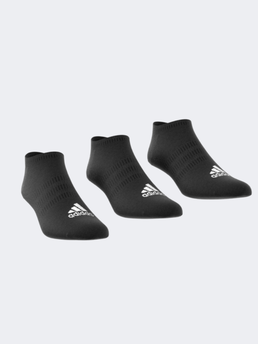 Adidas Thin And Light Unisex Training Sock Black/White