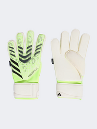 Adidas Predator Match Fingersave Goalkeeper Unisex Football Gloves Lemon/White/Black