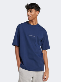Adidas Codes Doodle Camp Men Sportswear T-Shirt Night Indigo