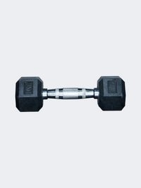 Irm-Fitness Factory Hex Rubber Dumbbell 3 Kg Fitness Weights Black