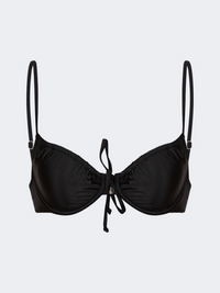 Oil And Gaz Comfortable Women Beach Bra Black