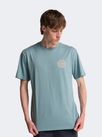 Billabong Crayon Wave Men Lifestyle T-Shirt Washed Blue