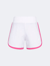 Oil And Gaz Stylish Kids-Girls Lifestyle Short White/L.Purple