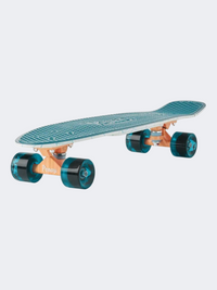 Penny Caps 27 Inch Unisex Skating Skateboard Blue/White