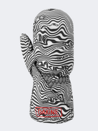 Dakine Brat T2 Kids Skiing Gloves Waves/Black/White