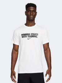 Nike Dri-Fit Winning Men Training T-Shirt White