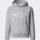 The North Face Drew Peak Pullover Boys Lifestyle Hoody Light Grey Heather