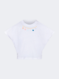 Top Ten Stylish Kids-Girls Lifestyle Cropped Boxy T-Shirt White