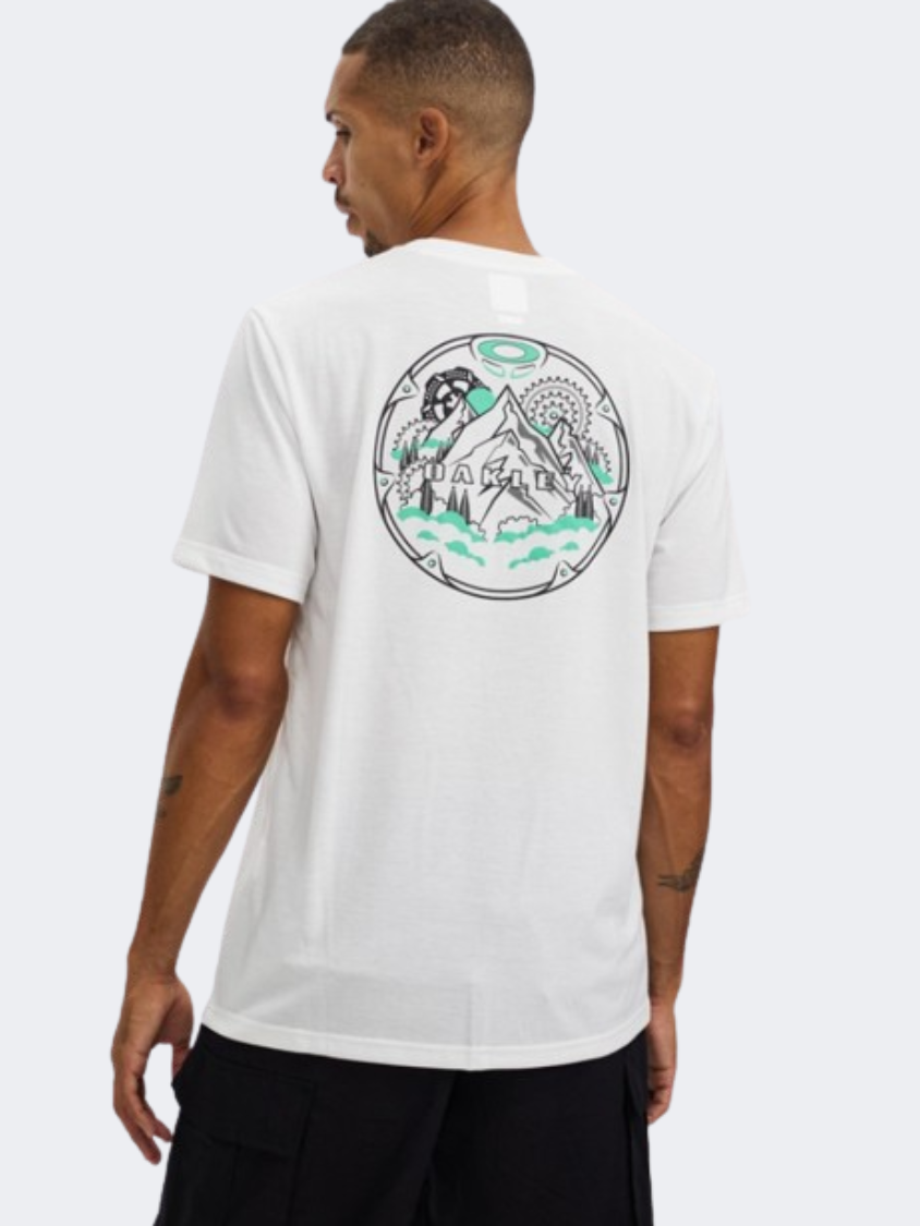 Oakley Rings Mountain Men Lifestyle T-Shirt White
