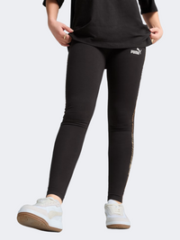 Puma Essentials Graphic Animal Women Lifestyle Tight Black