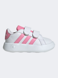 Adidas Grand Court 2.0 Infant-Girls Sportswear Shoes White/Pink/Black