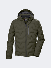 Killtec Kow 60 Quilted Men Skiing Jacket Dark Olive