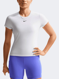 Nike Df Victory Women Tennis T-Shirt White/Black