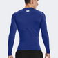 Under Armour Heatgear Comp Men Training Long Sleeve Royal/White