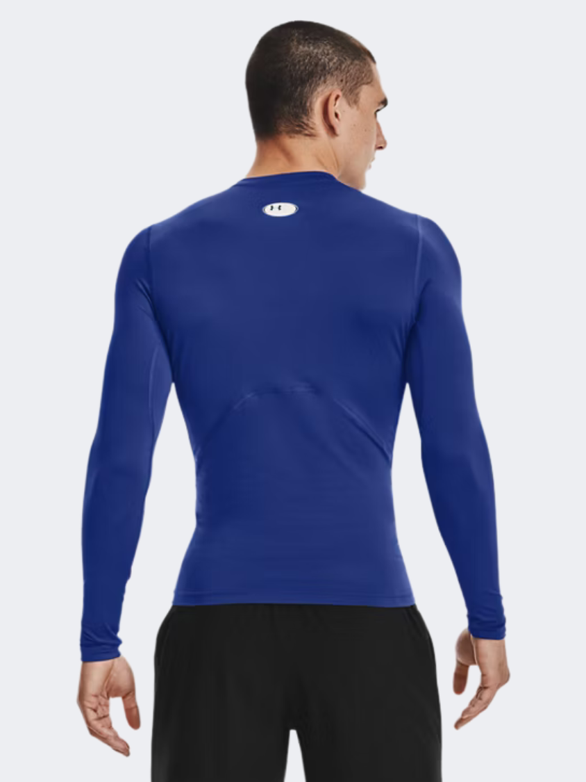 Under Armour Heatgear Comp Men Training Long Sleeve Royal/White