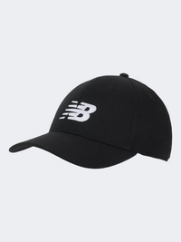 New Balance 6 Panel Structured Snapnack Unisex Lifestyle Cap Black