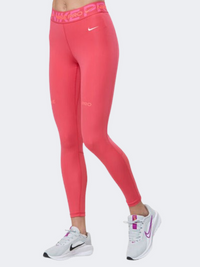 Nike Pro Mid Rise Women Training Tight Aster Pink/White