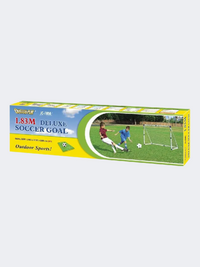 Outdoor Play Co.Ltd Deluxe Goal Outdoor Goal White/Blue