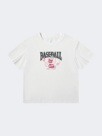 Erke Kids-Girls Lifestyle T-Shirt White/Pink