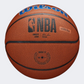 Wilson Nba Team Alliance Golden State Warriors Unisex Basketball Ball Brown/Blue