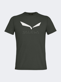 Salewa Solidlogo Dri Release Men Hiking T-Shirt Dark Olive