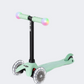 Micro Mini2Grow Deluxe Magic Led Kids Skating Scooter Mint/Black