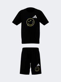 Adidas X Smileyworld Little-Boys Sportswear Set Black/White