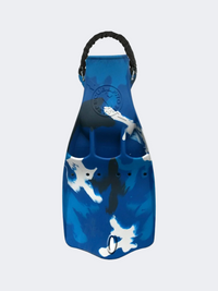 Scubapro Jet W/ Spring Heel Strap Diving Fins Blue Camo