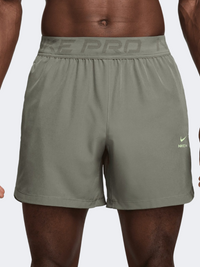 Nike Men Pro Training Dri-FIT 6 Inch Short Light Army Light Liquid Lime