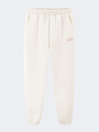 Erke Knitted Cropped Women Training Pant Glacier White