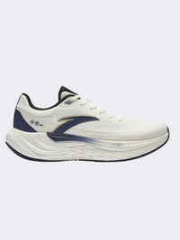 Anta Walk Men Running Shoes Beige/Ink Blue