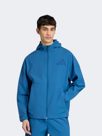 Adidas Z.N.E. Woven Men Sportswear Track Top Dusky Petrol