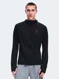 On Climate Zip Men Running Hoody Black