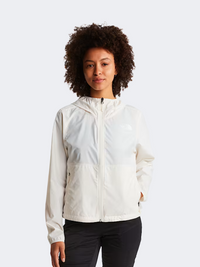 The North Face Cyclone Wind Women Lifestyle Jacket White Dune