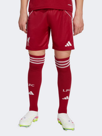 Adidas Liverpool Fc 25/26 Home Kids-Boys Football Short Strawberry Red