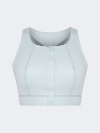 Oil&Gaz Open Back Women Training Longline Bra Blue