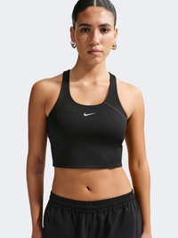 Nike Tempo Df Medium Support Crop Women Training Bra Black