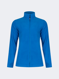 Oil&Gaz Soft Men Skiing Full Zip Fleece Royal Blue