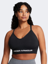 Under Armour Vanish Seamless Low Women Training Bra Black/White