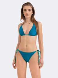 Pretty Me Pronoe Double Sided Women Beach Slip Jade Green/Blue