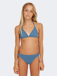 Oneill Essentials Triangle Girls Beach Bikini Set Copen Blue